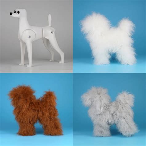 large fake dog model for clothing|model dogs for grooming.